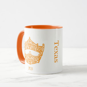 America Pageant Crown Nom personnalisé Mug