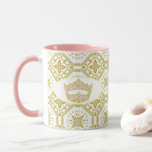 America Pageant Crown Royal Print Zwei Töne Tasse