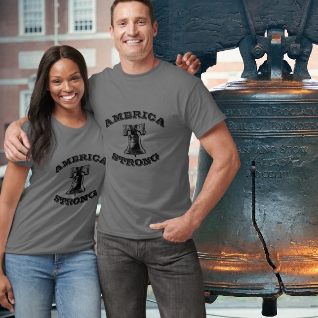 America Patriot Liberty Bell T-Shirt (America Patriot Liberty Bell T-Shirt - Men's and Women's)