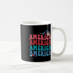 America Patriotic 4. Amerikanische Unabhängigkeits Kaffeetasse