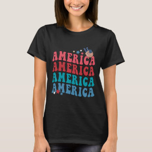 America Patriotic 4. Amerikanische Unabhängigkeits T-Shirt