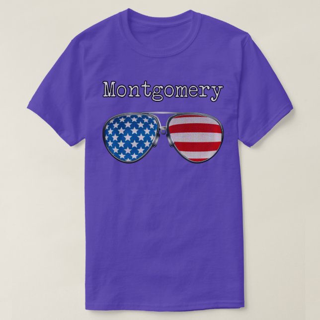AMERICA PILOT GLASSES MONTGOMERY TShirt (Design vorne)
