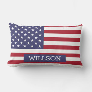 AMERICA PRIDE FAMILIE BACKDROP LUMBAR PILLOW LENDENKISSEN