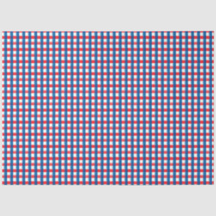 America Red White and Blue Series Design 18 Seidenpapier