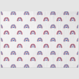 America Red White and Blue Series Design 23 Seidenpapier
