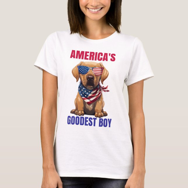 America’s Goodest Labrador T-Shirt (Vorderseite)