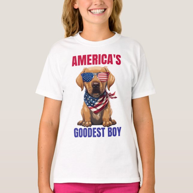 America’s Goodest Labrador T-Shirt (Vorderseite)