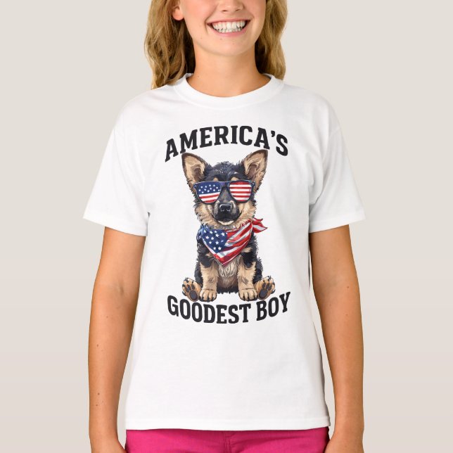 America’s Goodest Shepherd T-Shirt (Vorderseite)