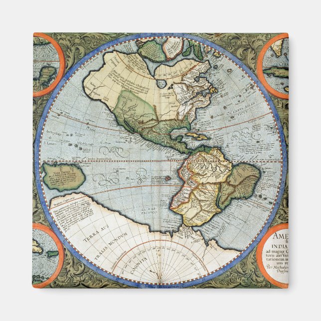 America Sive India Nova Magnet (Vorne)