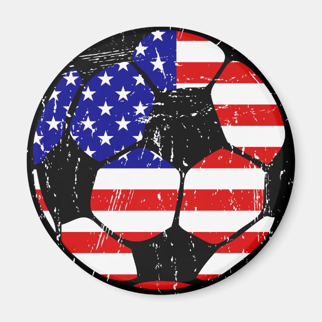 America Soccer Ball Magnete Magnet (Vorne)