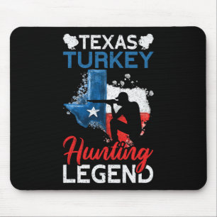 America Texas Türkei Jagd Legende Funny Turkey H Mousepad