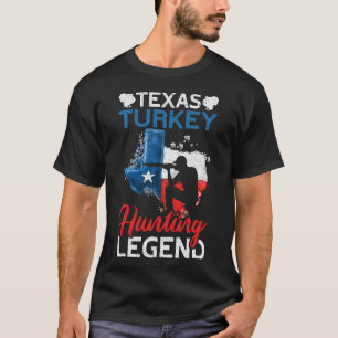 America Texas Türkei Jagd Legende Funny Turkey H T-Shirt