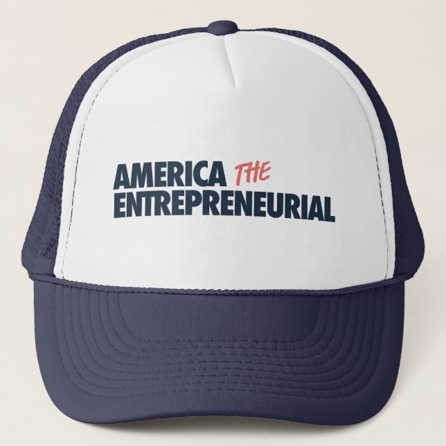 America the Entrepreneurial Hat Truckerkappe (Vorderseite)