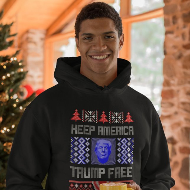 AMERICA TRUMP FREI Funny Funny Christmas T - Shirt (Von Creator hochgeladen)