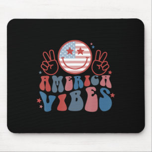 America Vibes - 4. Juli Mousepad