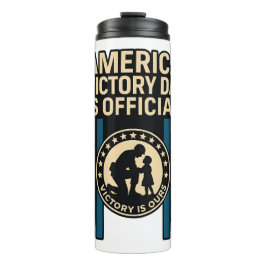 America Victory Day - Ehre die Tapferen heute! Thermosbecher