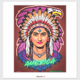 America Women  Aufkleber