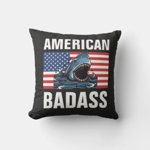 AMÉRICAIN BADASS PATRIOT COUSSIN