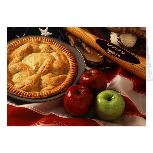 Américain comme tarte à la pomme (Devant horizontal)