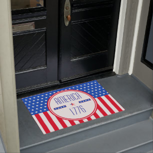 "American 1776 paillasson patriotique