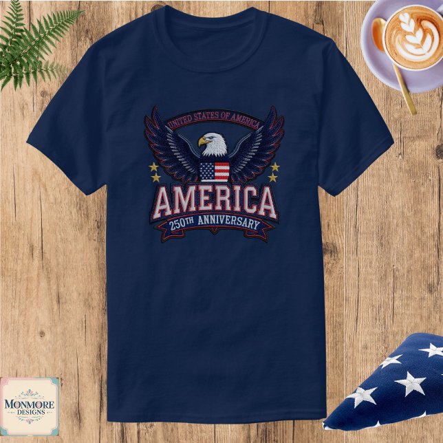 American 250th Anniversary Men's T-Shirt (Créateur téléchargé)
