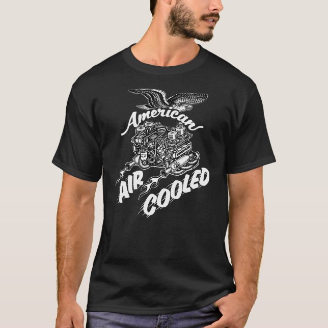 American Air Cooled Motor Corvair T - Shirt (Vorderseite)