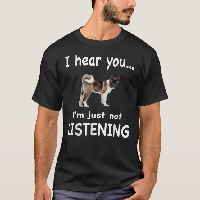 American Akita Dog - American Akita T - Shirt (Vorderseite)