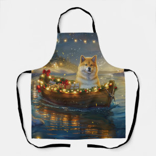 American Akita Weihnachtsfest Reise Schürze
