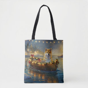 American Akita Weihnachtsfest Reise Tasche