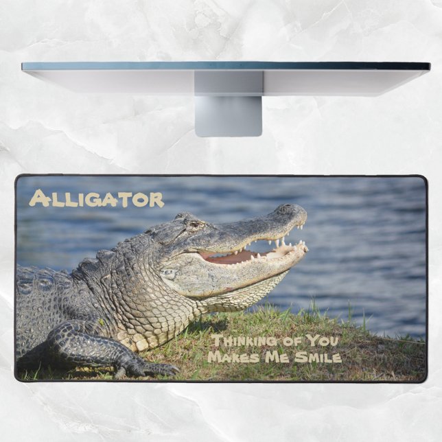 American Alligator Wildlife Fotografy Closeup Schreibtischunterlage (Von Creator hochgeladen)