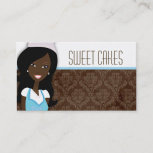 American American Baker Cup Cakes Business Card Visitenkarte