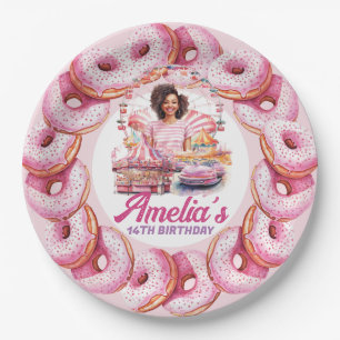 American American Birthday Custom Pappteller