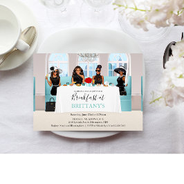 American American Bridal Black Dress Table Einladung