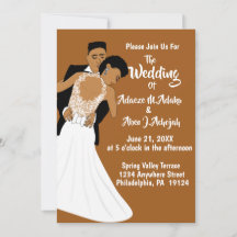 American American Bride & Groom Terracotta Wedding