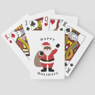 American American Santa Claus Spielkarte