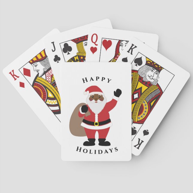 American American Santa Claus Spielkarte (Rückseite)