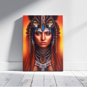 American Apache Canvas Print Leinwanddruck
