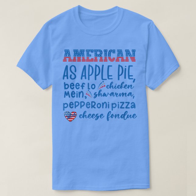 American As Apple Pie55 T-Shirt (Design vorne)