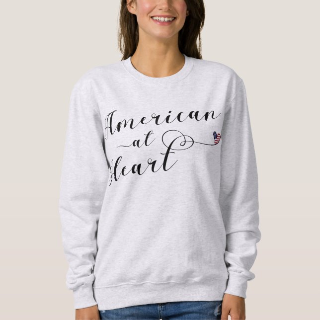 American At Heart, USA Sweatshirt (Vorderseite)