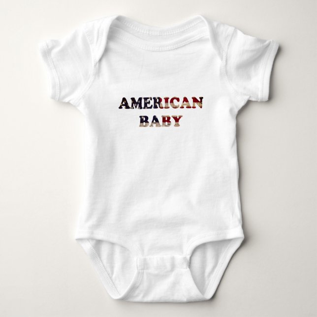 American Baby Strampler (Vorderseite)