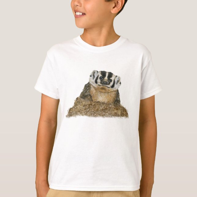 American Badger T - Shirt (Vorderseite)
