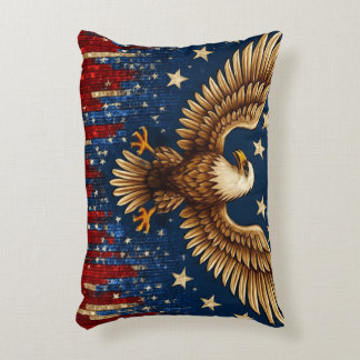 "American Bald Eagle Accent Coussin - Patriotique