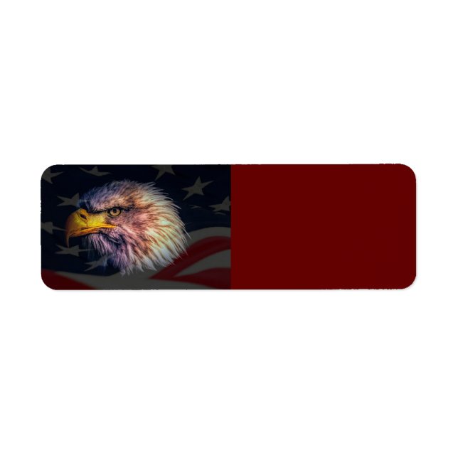 American Bald Eagle and Flag (Vorne)