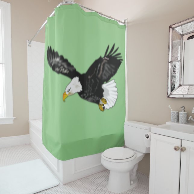American Bald Eagle Duschvorhang (Beispiel)