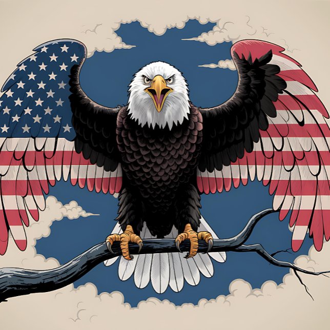 American Bald Eagle Flag (Von Creator hochgeladen)