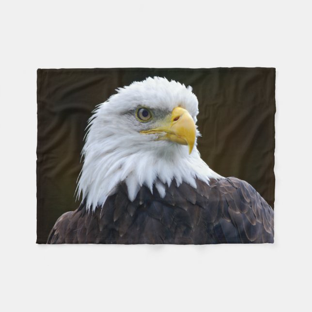 American Bald Eagle Fleecedecke (Vorderseite (Horizontal))