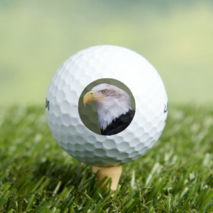 American Bald Eagle Head Golfball