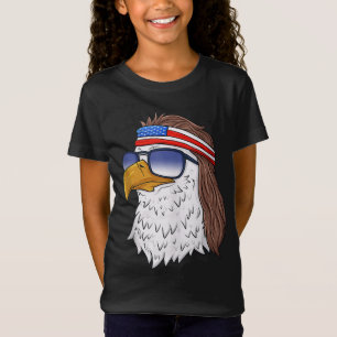 American Bald Eagle Mullet 4. Juli Funny USA P T-Shirt