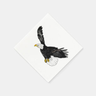 American Bald Eagle Napkins Serviette