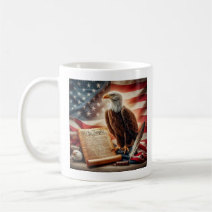 American Bald Eagle Patriotismus Kaffeetasse